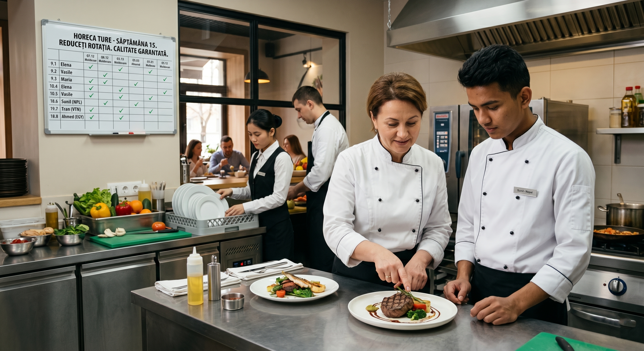 lucrători străini HORECA